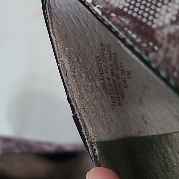 Nine & Co animal print peep-toe heels size 7 - Picture 8 of 12